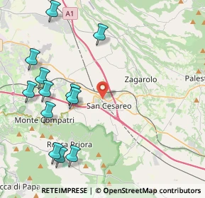 Mappa Via Casilina, 00030 Roma RM, Italia (5.35917)