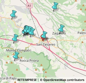 Mappa Via Casilina, 00030 Roma RM, Italia (4.13769)