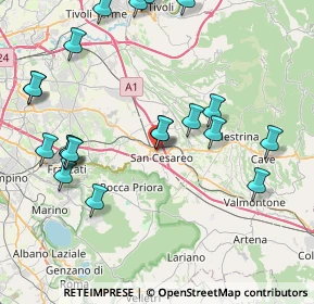 Mappa Via Casilina, 00030 Roma RM, Italia (10.001)
