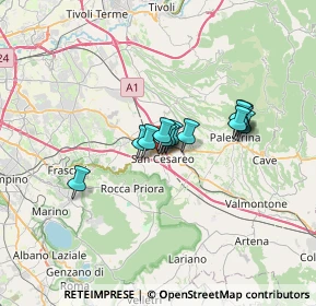 Mappa Via Casilina, 00030 Roma RM, Italia (4.56)