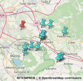 Mappa San Cesareo, 00030 San Cesareo RM, Italia (6.48714)