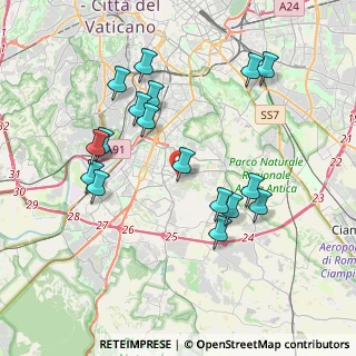 Mappa Via Vincenzo Cerulli, 00143 Roma RM, Italia (4.08353)