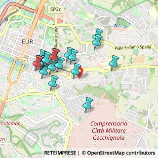 Mappa Via Vincenzo Cerulli, 00143 Roma RM, Italia (0.9305)
