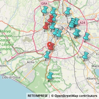 Mappa Via Praga, 00144 Roma RM, Italia (9.391)