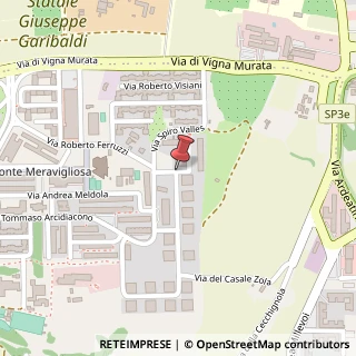 Mappa Via Giacomo Marcocchia,  27, 00143 Roma, Roma (Lazio)