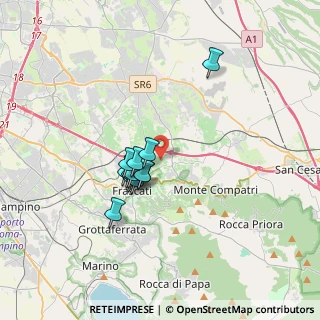 Mappa Via Colle Pisano, 00044 Frascati RM, Italia (2.72583)