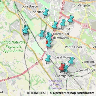 Mappa Via Antonino Salinas, 00178 Roma RM, Italia (1.97733)