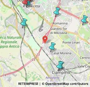 Mappa Via Antonino Salinas, 00178 Roma RM, Italia (3.24)