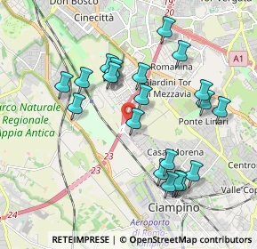 Mappa Via Antonino Salinas, 00178 Roma RM, Italia (2.005)