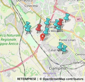 Mappa Via Antonino Salinas, 00178 Roma RM, Italia (1.69636)