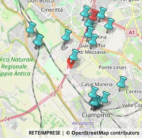 Mappa Via Antonino Salinas, 00178 Roma RM, Italia (2.4205)