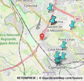 Mappa Via Antonino Salinas, 00178 Roma RM, Italia (2.44909)