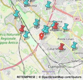 Mappa Via Antonino Salinas, 00178 Roma RM, Italia (2.21643)