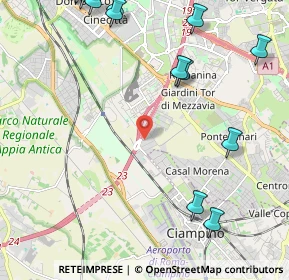 Mappa Via Antonino Salinas, 00178 Roma RM, Italia (3.42067)