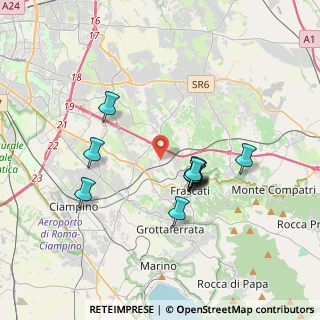Mappa Via Lorenzo Sebastiani, 00044 Frascati RM, Italia (3.30545)