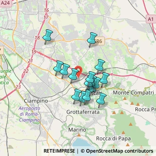 Mappa Via Lorenzo Sebastiani, 00044 Frascati RM, Italia (2.77)