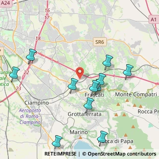 Mappa Via Lorenzo Sebastiani, 00044 Frascati RM, Italia (4.74455)