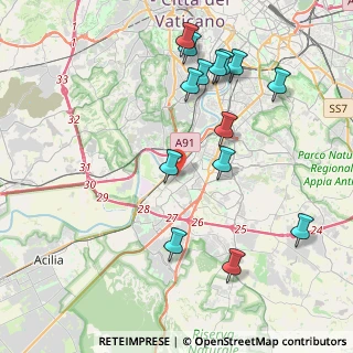 Mappa Via Piana di Montorio, 00144 Roma RM, Italia (4.67929)