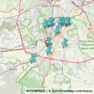 Mappa Via Piana di Montorio, 00144 Roma RM, Italia (3.62)