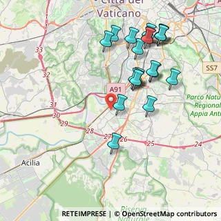 Mappa Via Piana di Montorio, 00144 Roma RM, Italia (4.3785)