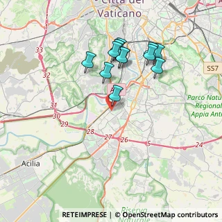 Mappa Via Piana di Montorio, 00144 Roma RM, Italia (3.74692)