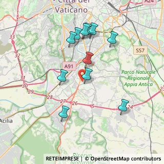 Mappa Via Sudafrica, 00144 Roma RM, Italia (3.87727)