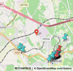 Mappa Via Macchia dello Sterparo, 00044 Frascati RM, Italia (1.644)