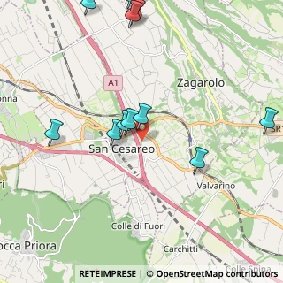 Mappa Via delle Magnolie, 00030 San Cesareo RM, Italia (2.50545)