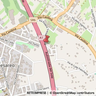 Mappa Via Giacomo Matteotti, 39, 00030 San Cesareo, Roma (Lazio)