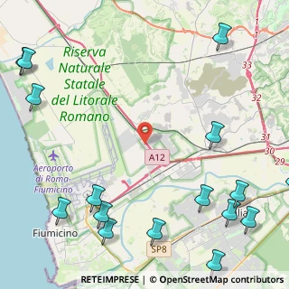 Mappa Via Sestante, 00054 Fiumicino RM, Italia (7.31938)