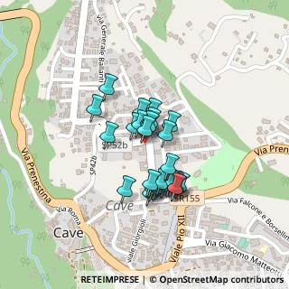 Mappa Via Gregorio, 00033 Cave RM, Italia (0.16)