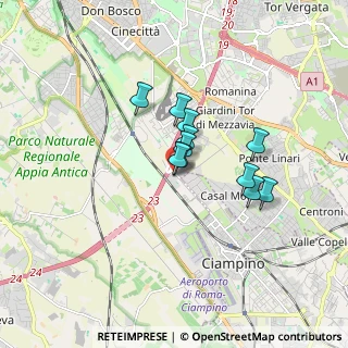 Mappa Via Ranuccio Bianchi Bandinelli, 00173 Roma RM, Italia (1.20273)