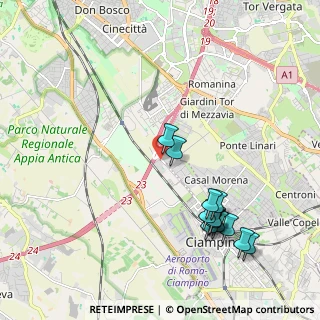 Mappa Via Ranuccio Bianchi Bandinelli, 00173 Roma RM, Italia (2.36923)