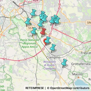 Mappa Via Ranuccio Bianchi Bandinelli, 00173 Roma RM, Italia (3.92214)