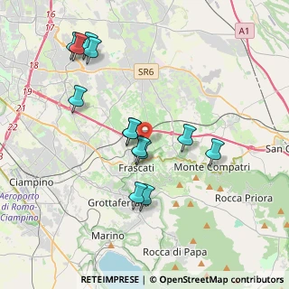 Mappa Via della Vite, 00044 Frascati RM, Italia (3.98308)