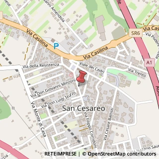 Mappa Via Filippo Corridoni, 59, 00030 San Cesareo RM, Italia, 00030 San Cesareo, Roma (Lazio)