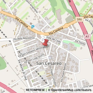 Mappa Via Filippo Corridoni, 90/92, 00030 San Cesareo, Roma (Lazio)