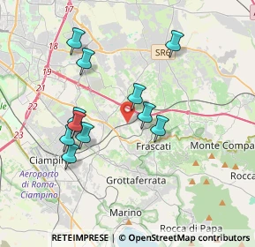 Mappa Via di Colle Pizzuto, 00044 Frascati RM, Italia (3.58091)