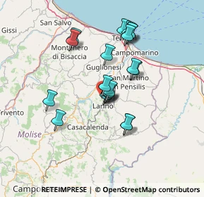 Mappa Monte Arcano, 86035 Larino CB, Italia (12.023)