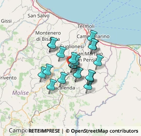 Mappa Monte Arcano, 86035 Larino CB, Italia (9.534)