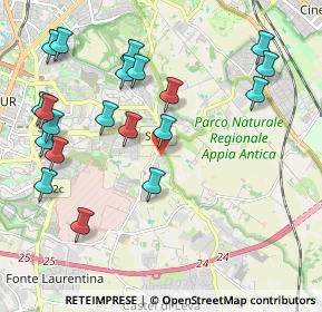 Mappa Via Andrea Millevoi, 00178 Roma RM, Italia (2.455)