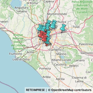 Mappa Via Andrea Millevoi, 00178 Roma RM, Italia (9.52125)