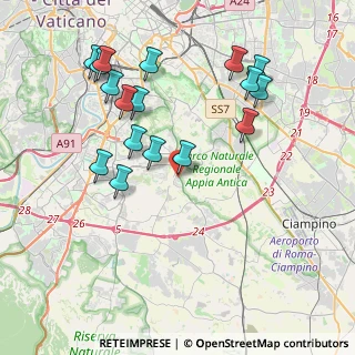 Mappa Via Andrea Millevoi, 00178 Roma RM, Italia (4.43)