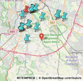 Mappa Via Andrea Millevoi, 00178 Roma RM, Italia (4.835)