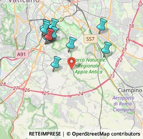 Mappa Via Andrea Millevoi, 00178 Roma RM, Italia (4.00091)