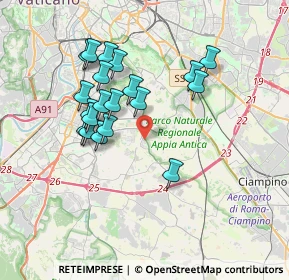 Mappa Via Andrea Millevoi, 00178 Roma RM, Italia (3.482)