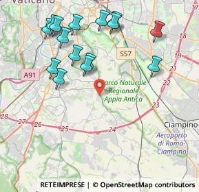 Mappa Via Andrea Millevoi, 00178 Roma RM, Italia (4.76933)