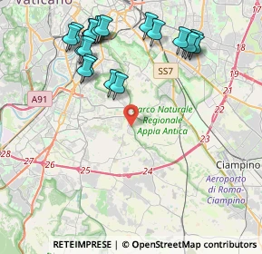 Mappa Via Andrea Millevoi, 00178 Roma RM, Italia (5.0385)