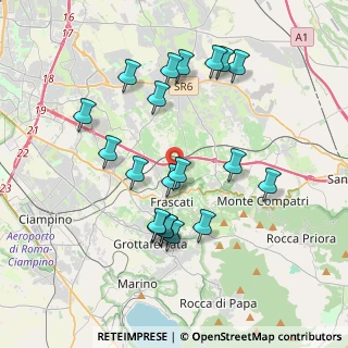 Mappa Via Santa Croce, 00044 Frascati RM, Italia (3.9415)