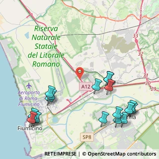 Mappa Via Idra, 00054 Fiumicino RM, Italia (5.7835)